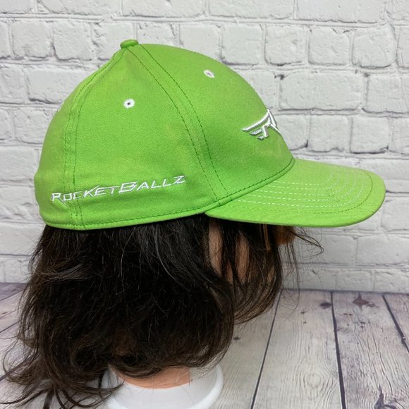 TAYLORMADE RBZ Golf Hat Cap Stretch Fit Men Size L/XL Green - DISCOLORATION LOOK - Picture 4 of 15